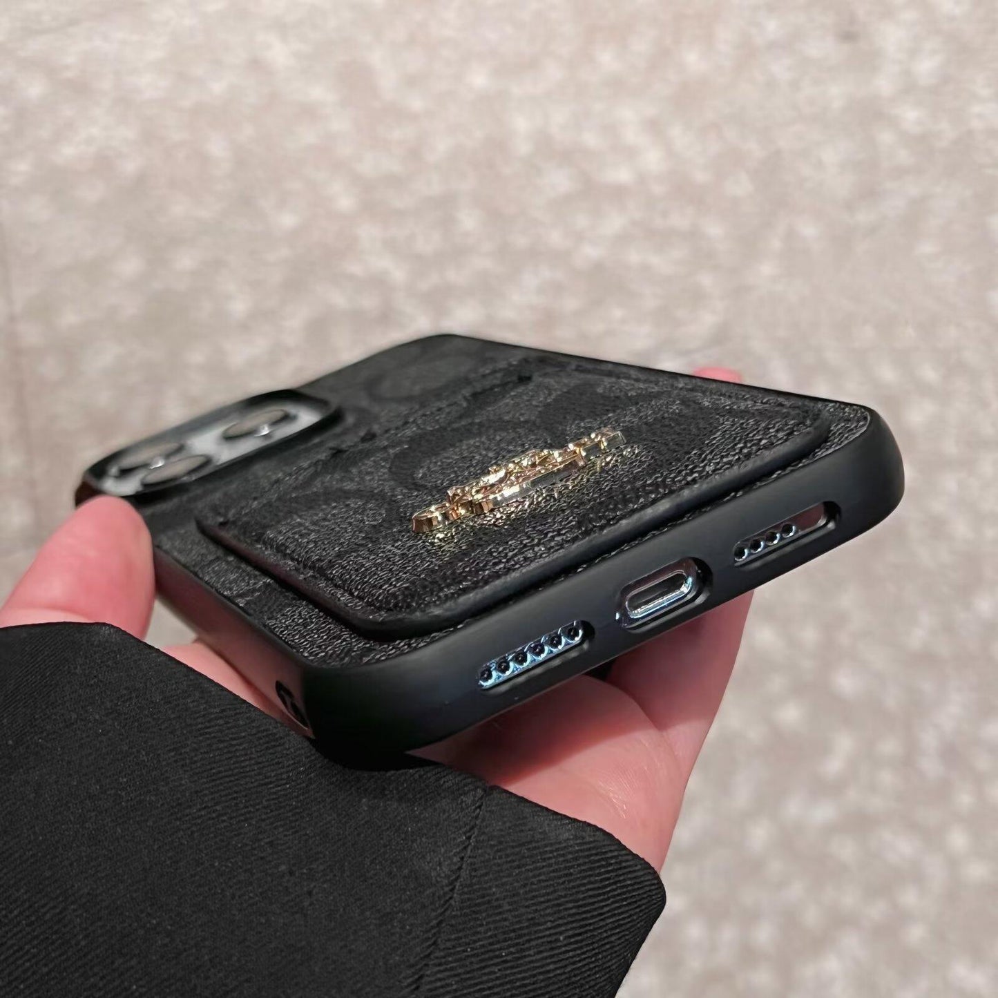 Coa Card Bag Leather iPhone Case - Iphonecasehouse