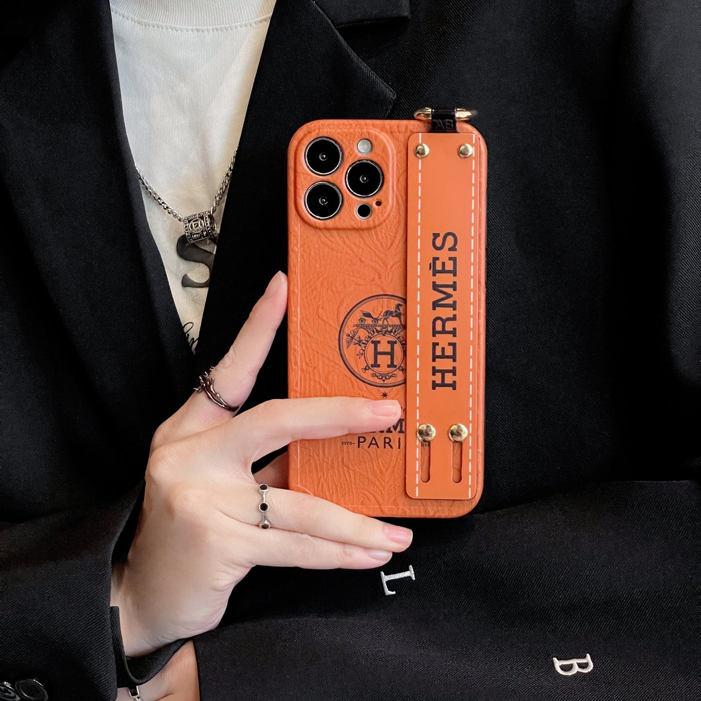 H Wristband iPhone Case - Iphonecasehouse
