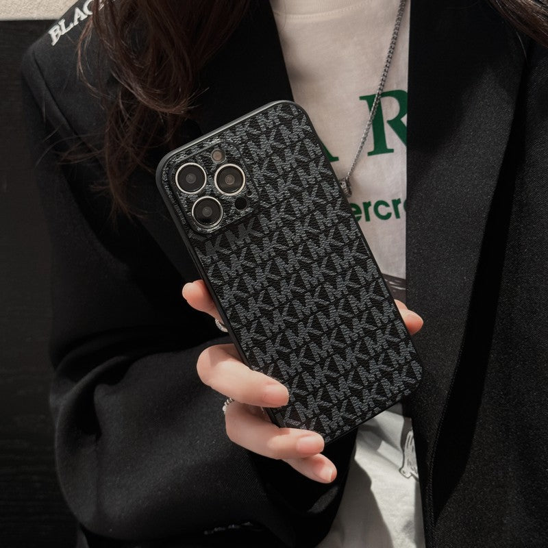 MK Leather iPhone Case - Iphonecasehouse