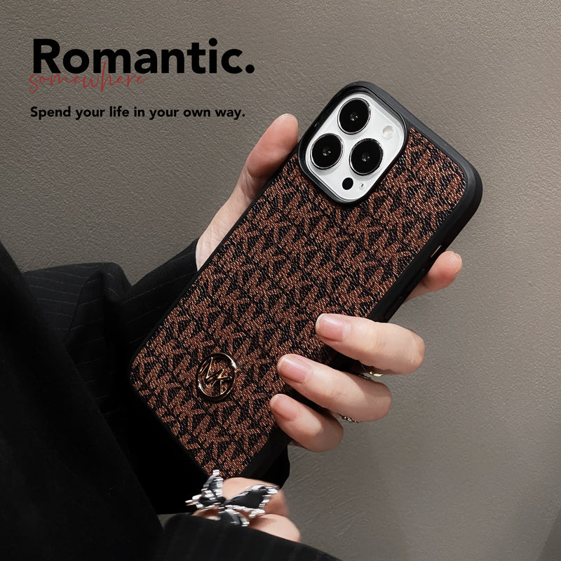 Michael Kors iPhone Case Brown-MKK240603 - Iphonecasehouse
