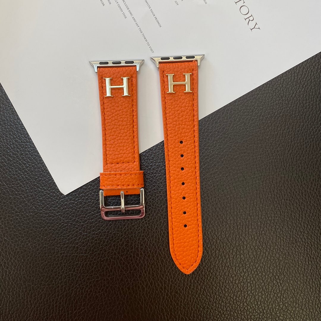 Genuine Pattern Leather Apple Watch Strap - Iphonecasehouse