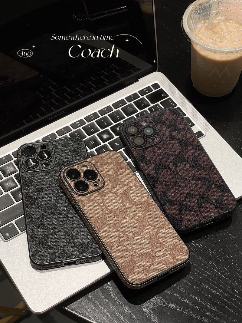 Coach iPhone Case Black -QB240402 - Iphonecasehouse