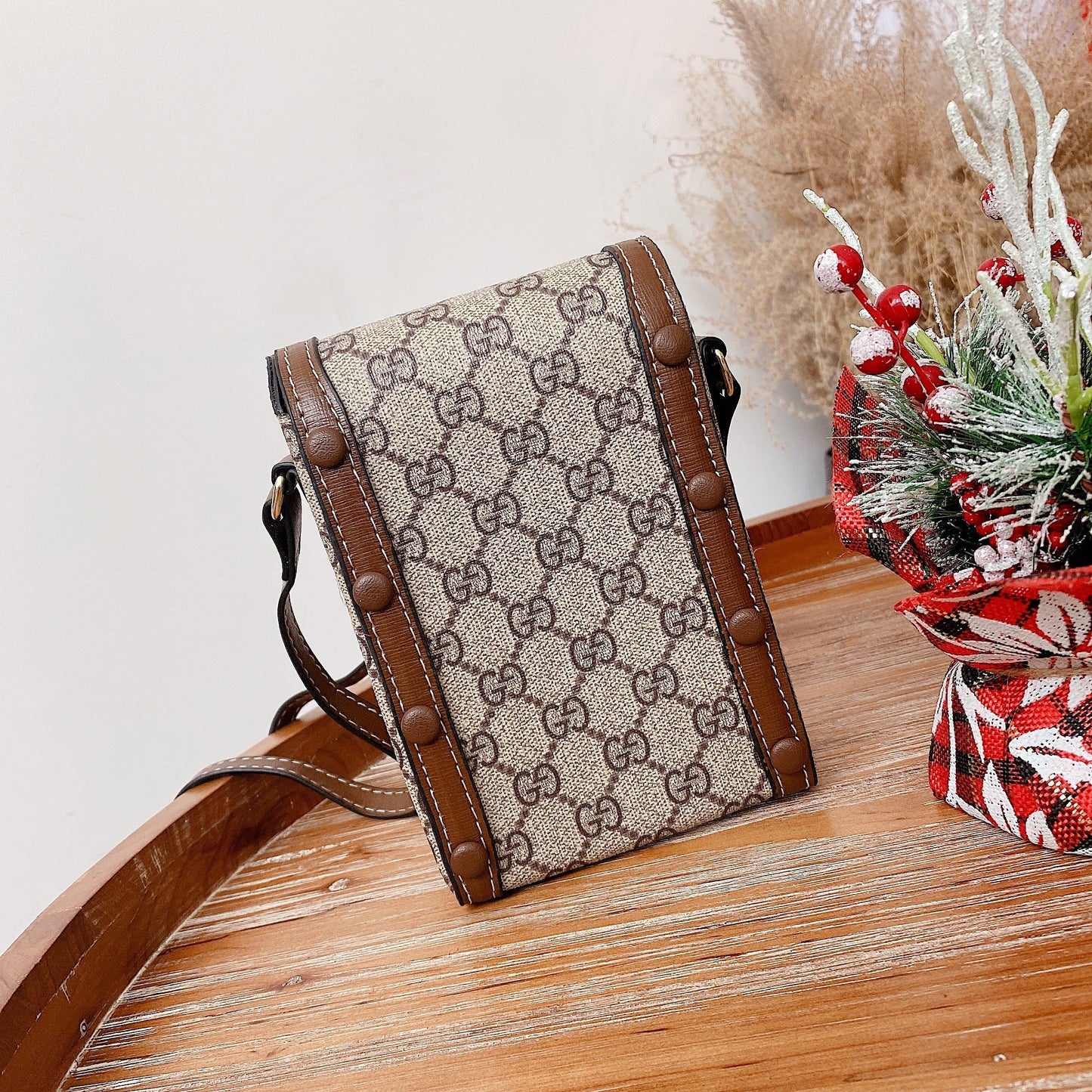 GG Crossbody Leather Bag - Iphonecasehouse