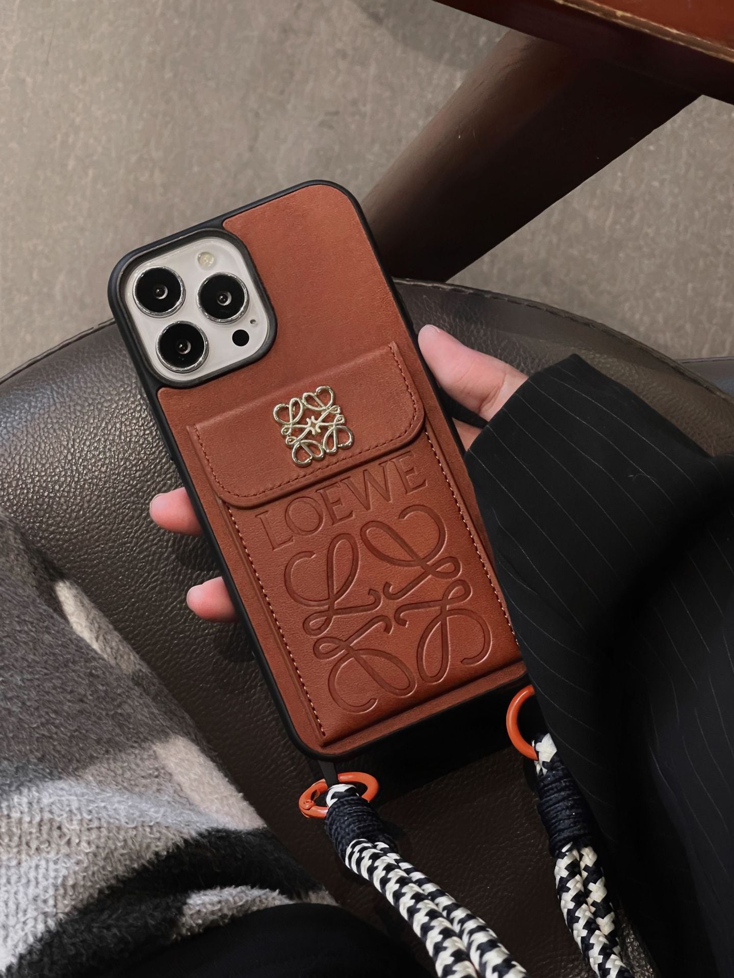 Loe Card Holder Leather iPhone Case - Iphonecasehouse