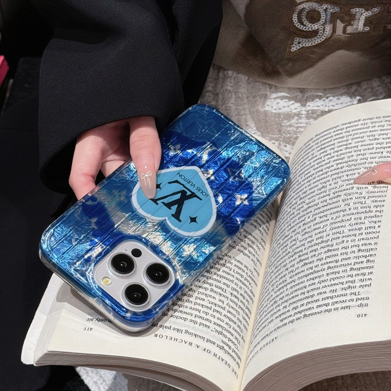 Lou Pink & Blue iPhone Case - Iphonecasehouse