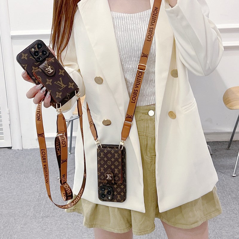 Lou Card Bag Crossbody Color Chain iPhone Case - Iphonecasehouse