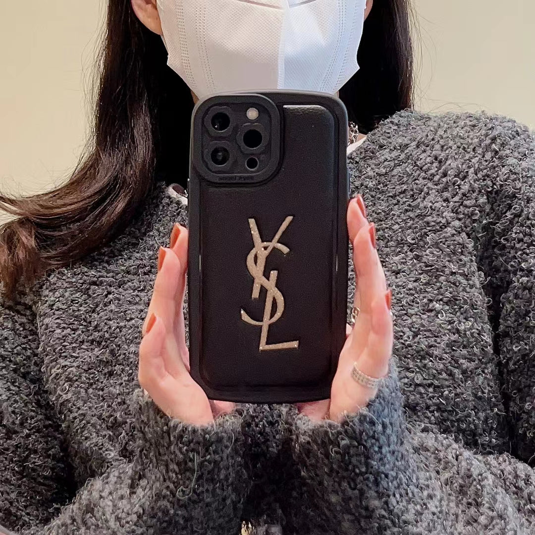 Luxurious Golden Logo Phone Case - Iphonecasehouse