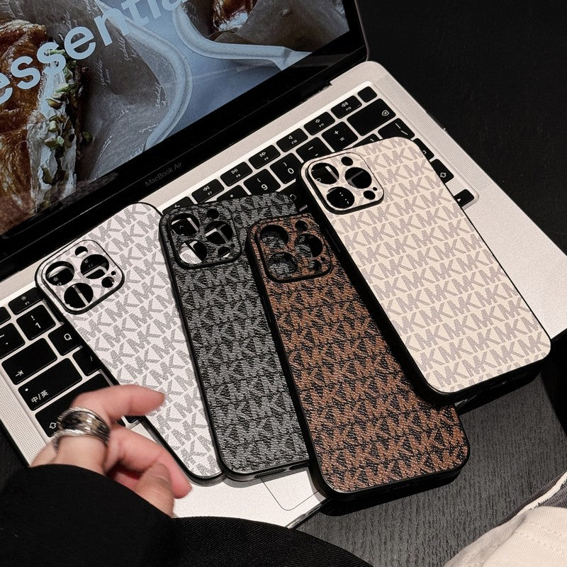 MK Leather iPhone Case - Iphonecasehouse