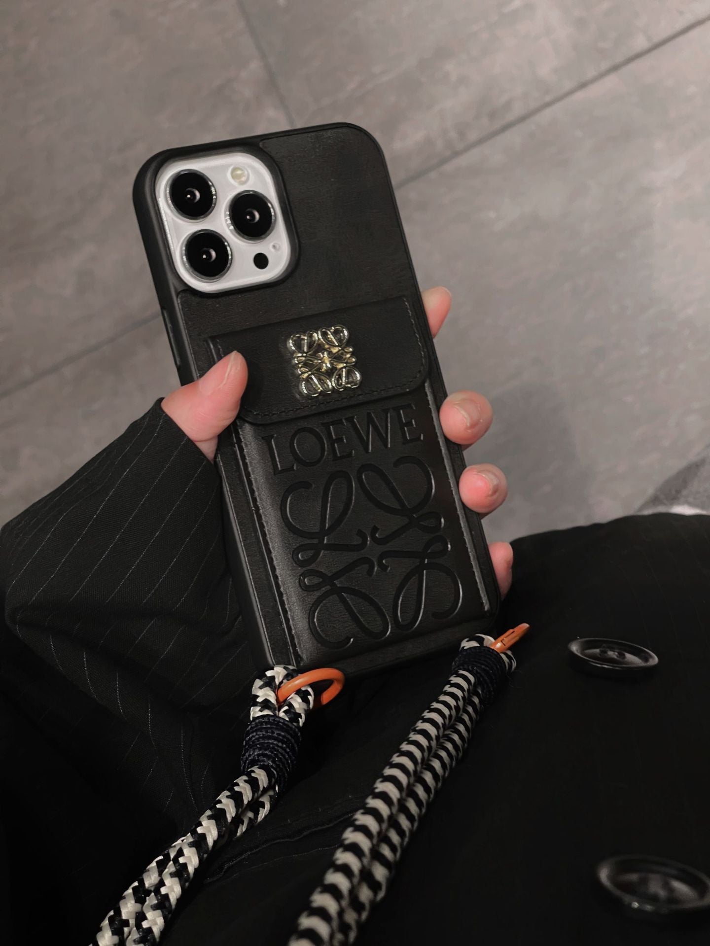 Loe Card Holder Leather iPhone Case - Iphonecasehouse