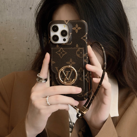 Lou Card Holder Chain iPhone Case - Iphonecasehouse