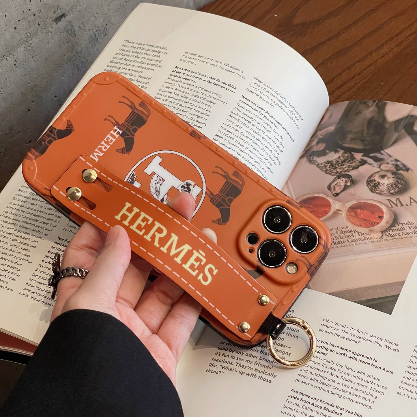 H Wristband iPhone Case - Iphonecasehouse