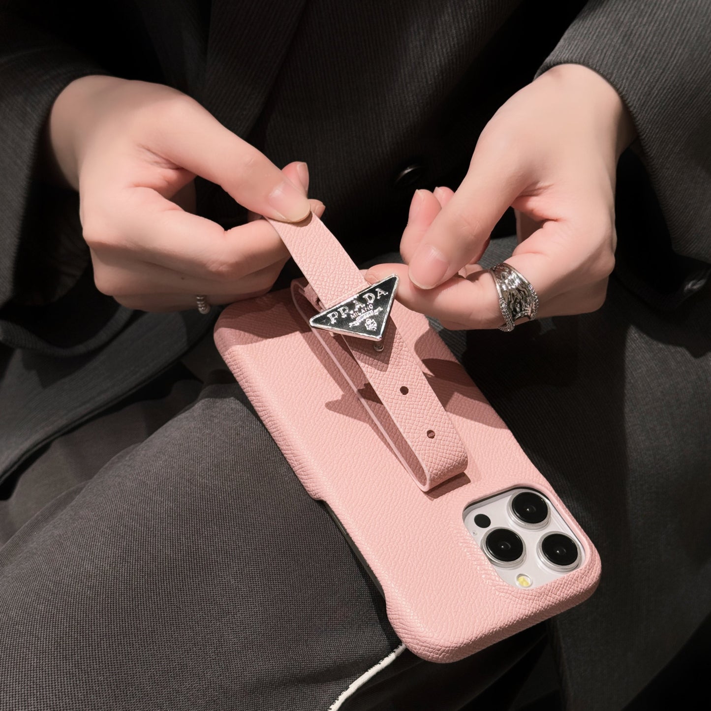 Pra Leather Handle iPhone Case - Iphonecasehouse