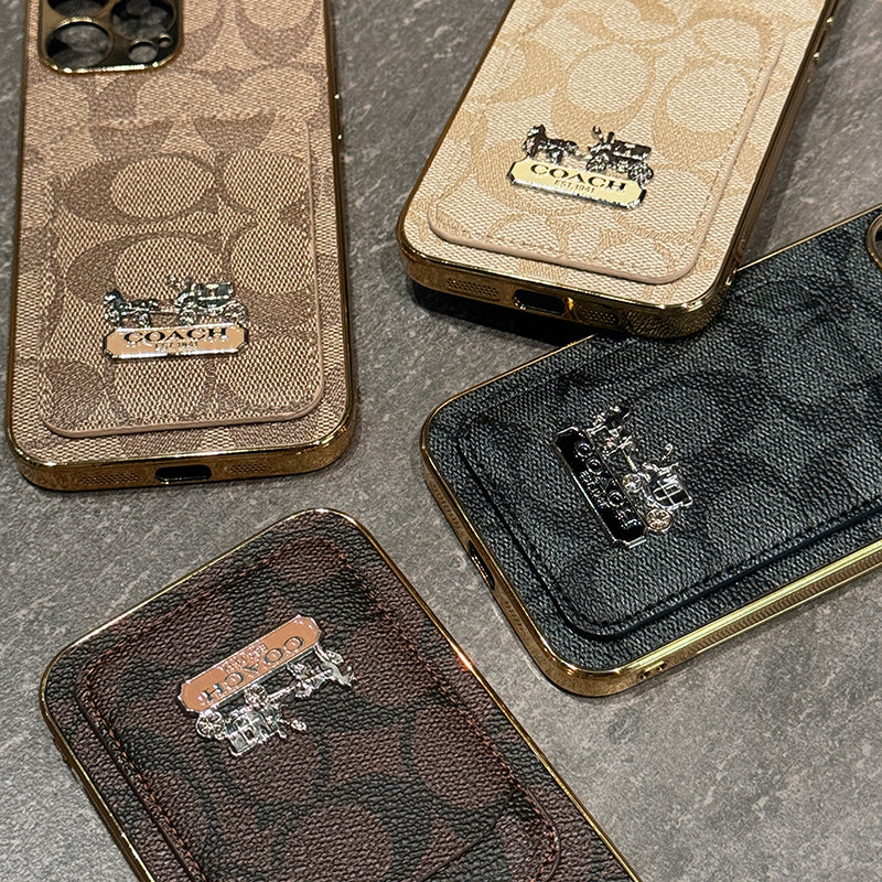Coa Card Bag Leather iPhone Case - Iphonecasehouse