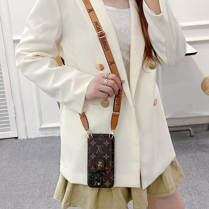 Lou Card Bag Crossbody Color Chain iPhone Case - Iphonecasehouse