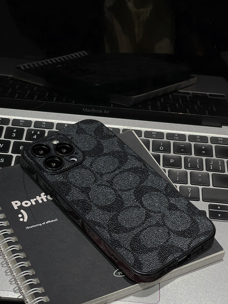 Coach iPhone Case Black -QB240402 - Iphonecasehouse