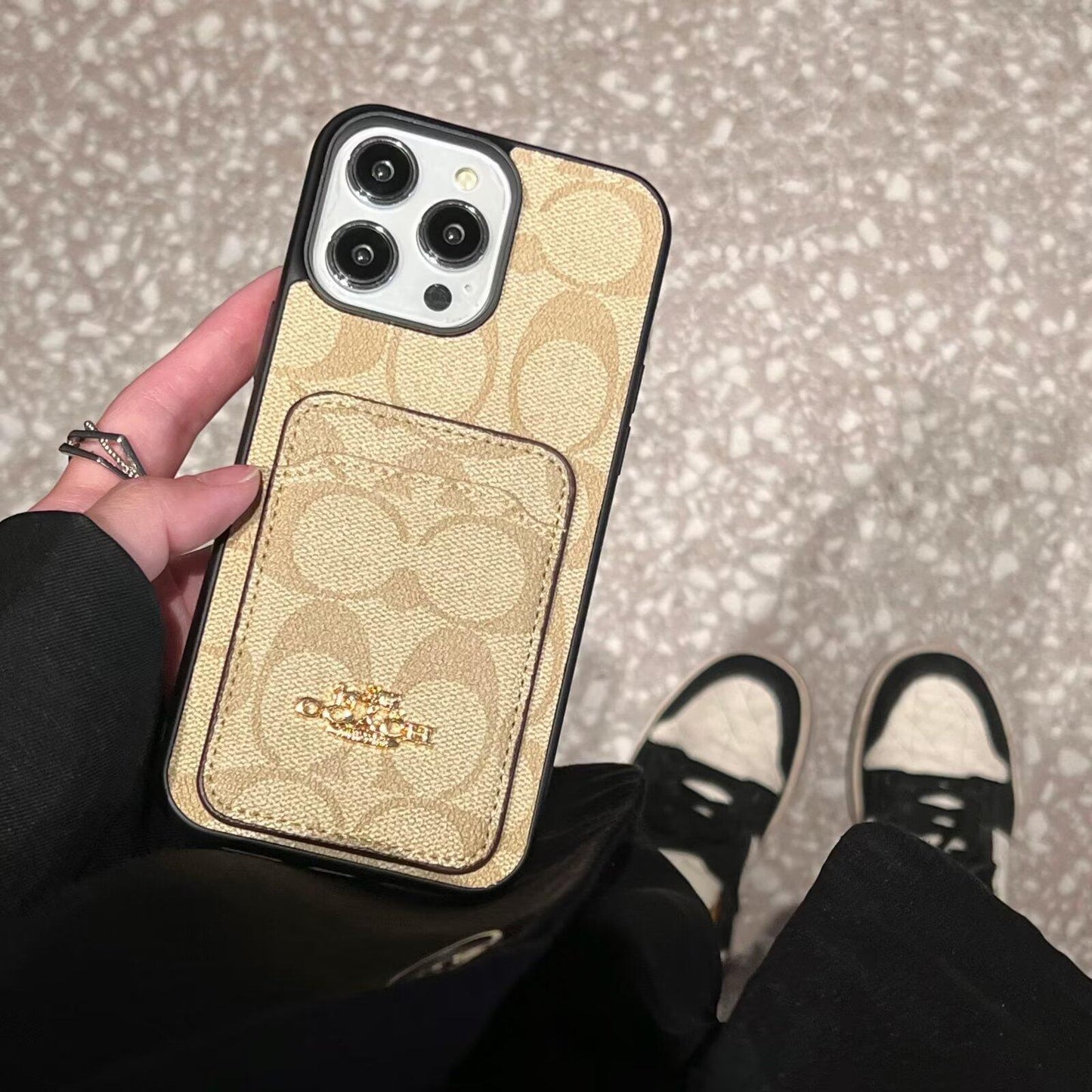 Coa Card Bag Leather iPhone Case - Iphonecasehouse