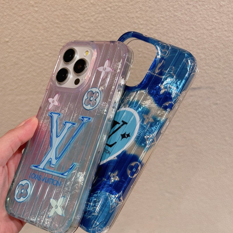 Lou Pink & Blue iPhone Case - Iphonecasehouse