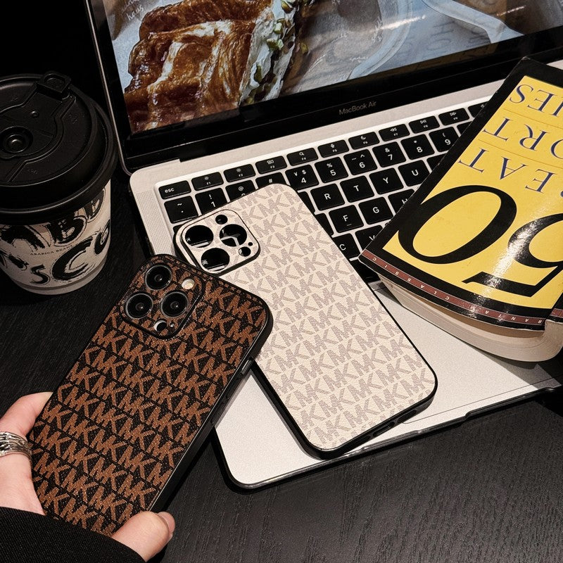 MK Leather iPhone Case - Iphonecasehouse