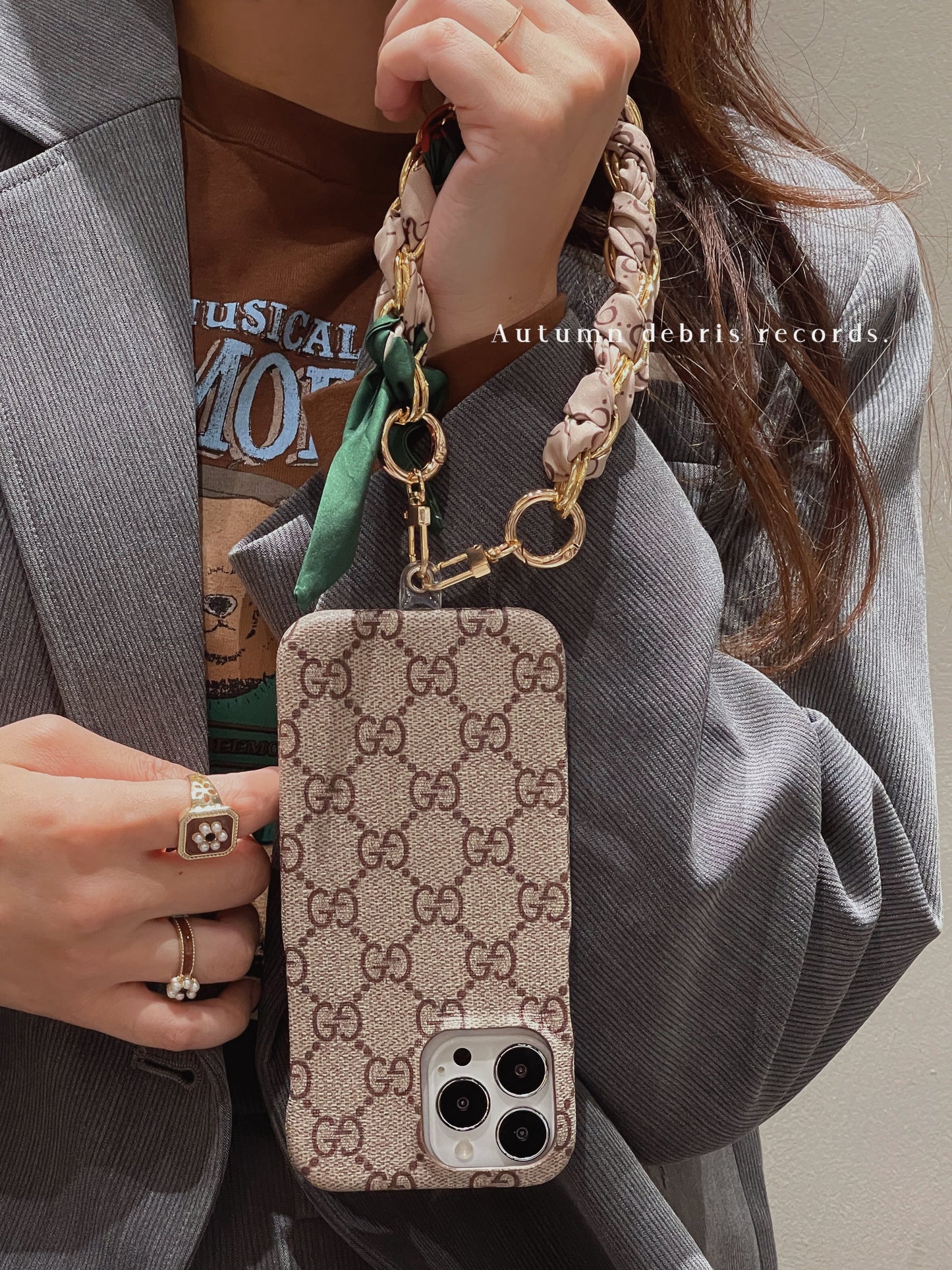 Lou Silk Wristband iPhone Case - Iphonecasehouse