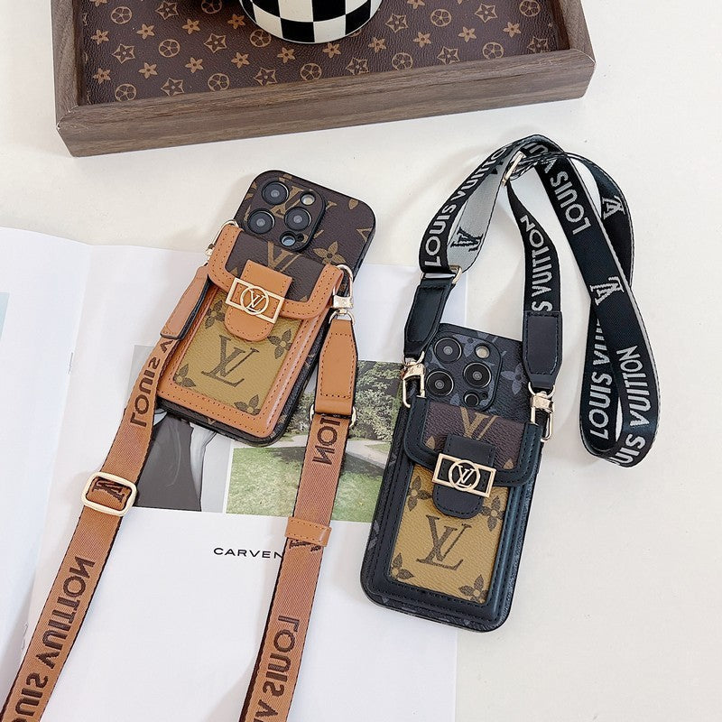 Lou Card Holder Crossbody iPhone Case - Iphonecasehouse
