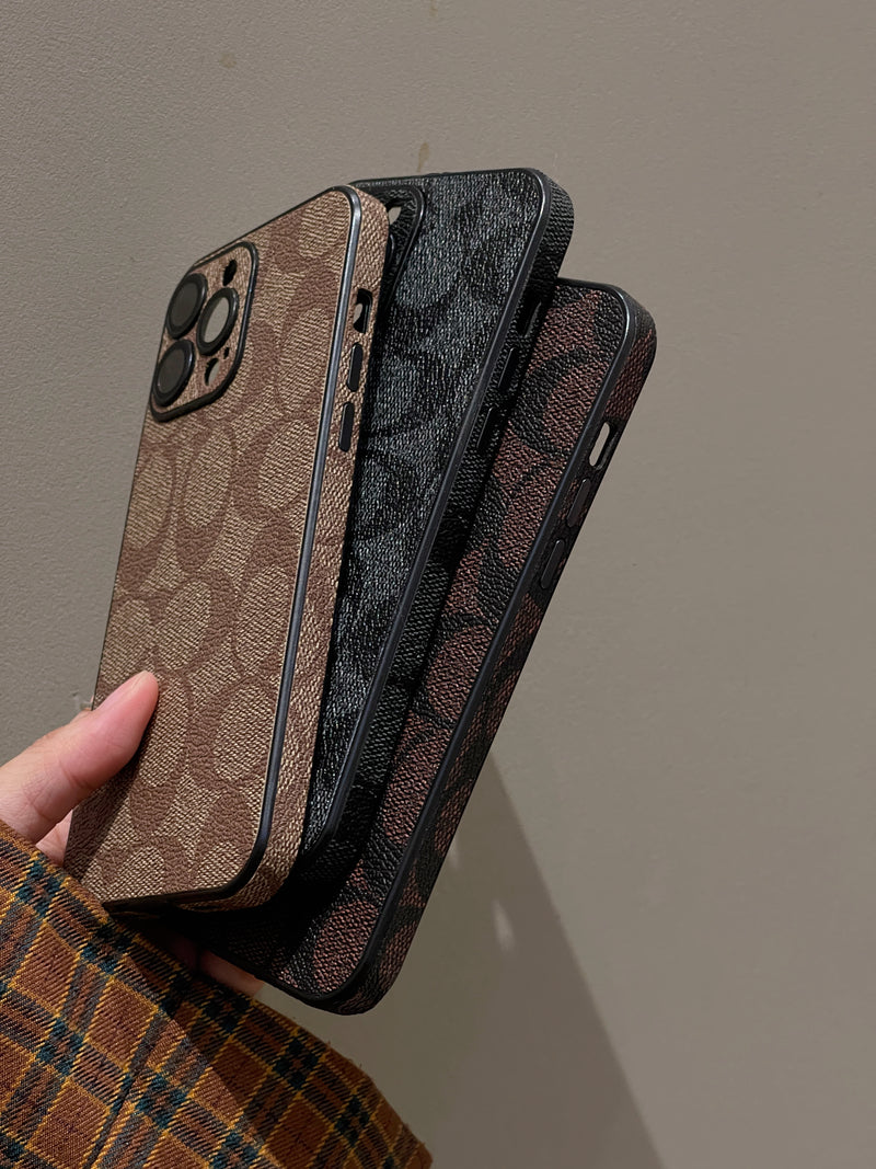 Coach iPhone Case Brown -QB240402 - Iphonecasehouse