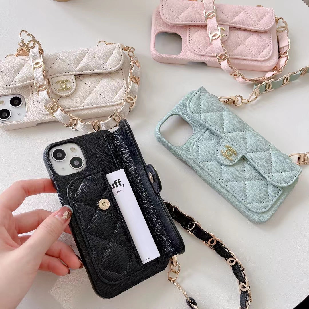 CN Pastel iPhone Cases Bag With Strap - Iphonecasehouse