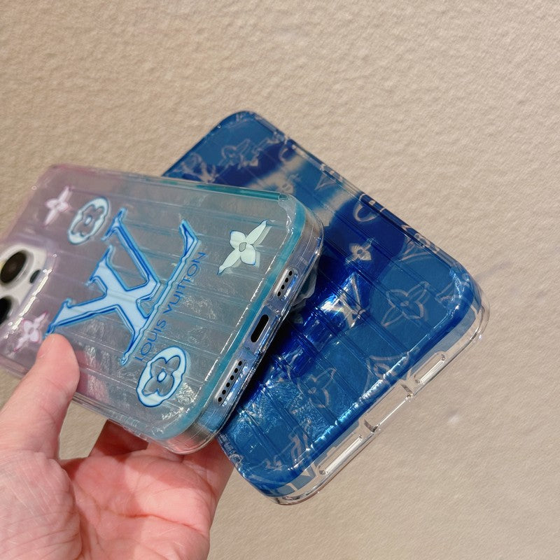 Lou Pink & Blue iPhone Case - Iphonecasehouse