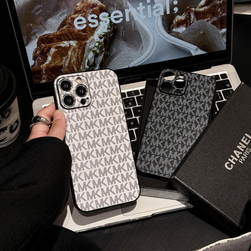 MK Leather iPhone Case - Iphonecasehouse