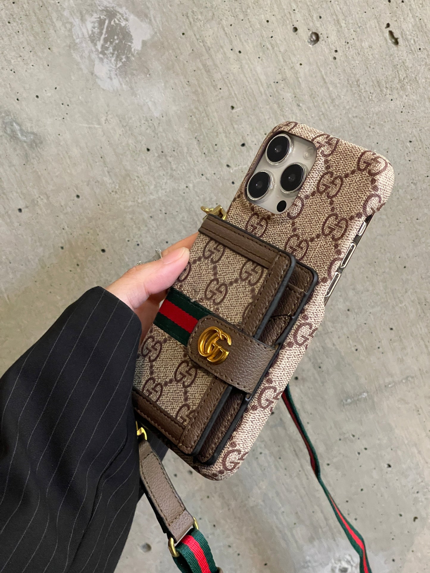 GG Card Bag iPhone Case - Iphonecasehouse