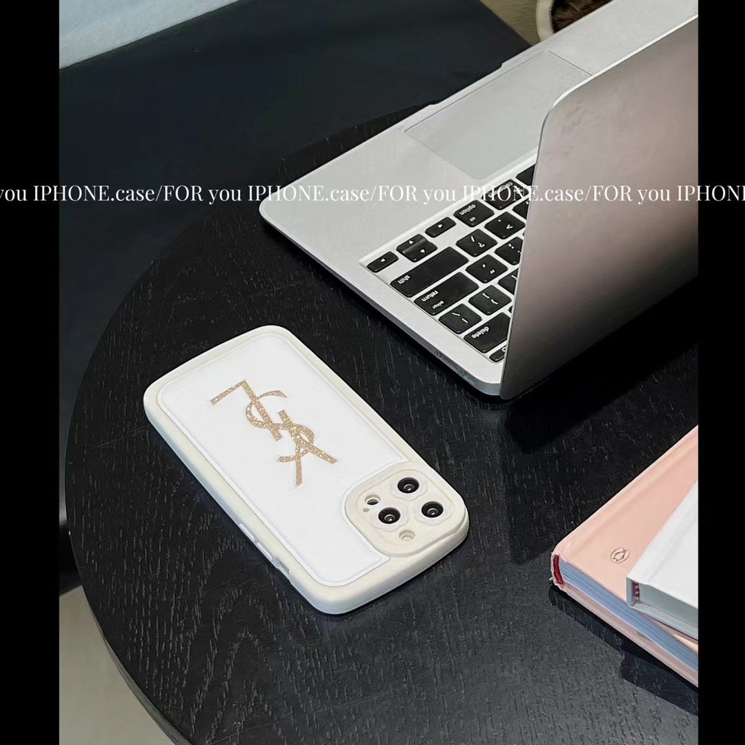 Luxurious Golden Logo Phone Case - Iphonecasehouse