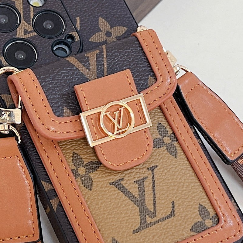 Lou Card Holder Crossbody iPhone Case - Iphonecasehouse