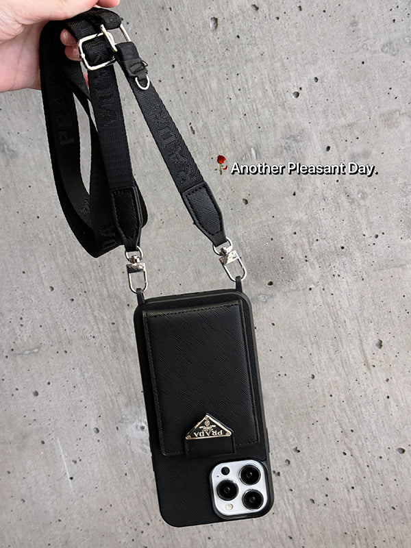 Pra Crossbody Leather iPhone Case - Iphonecasehouse