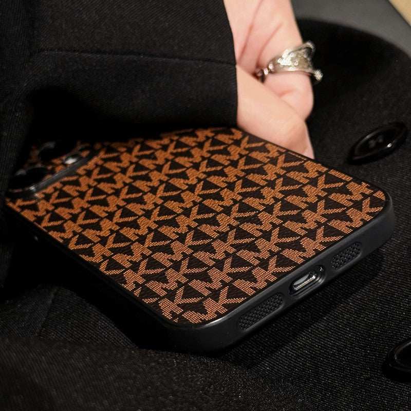 MK Leather iPhone Case - Iphonecasehouse