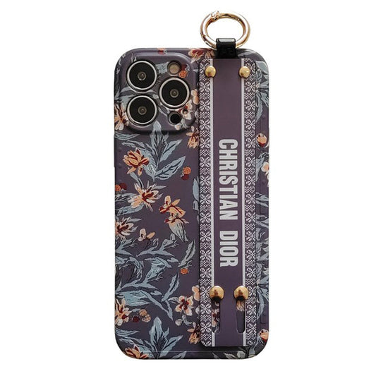 CD Purple & White Wristband iPhone Case - Iphonecasehouse