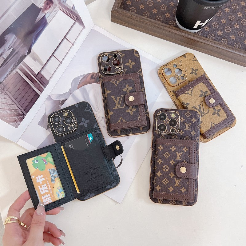 Lou Classic Color Card Bag iPhone Case - Iphonecasehouse