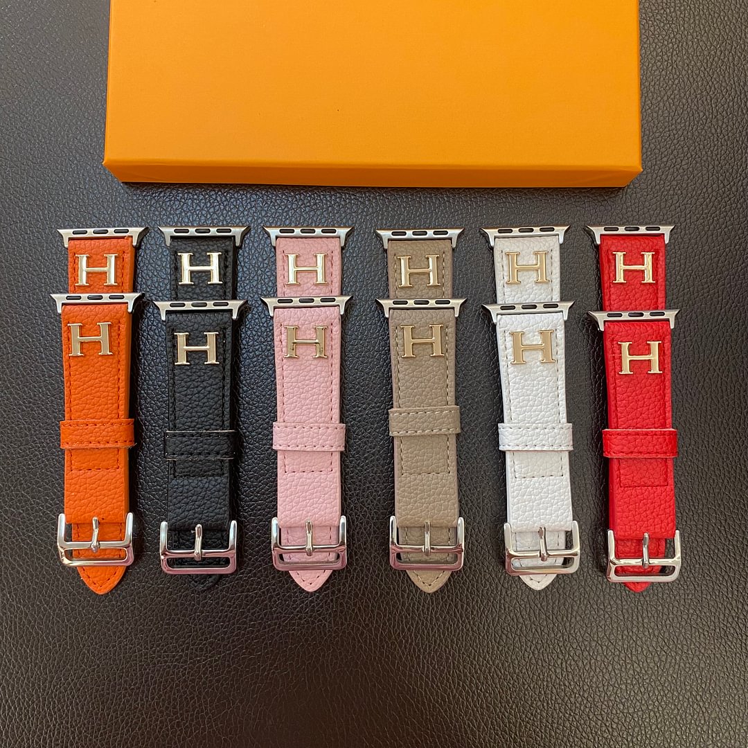 Genuine Pattern Leather Apple Watch Strap - Iphonecasehouse