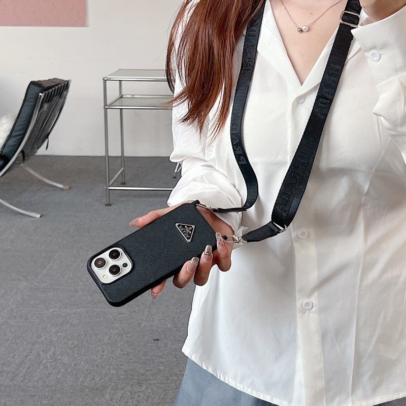 Pra Crossbody Leather iPhone Case - Iphonecasehouse