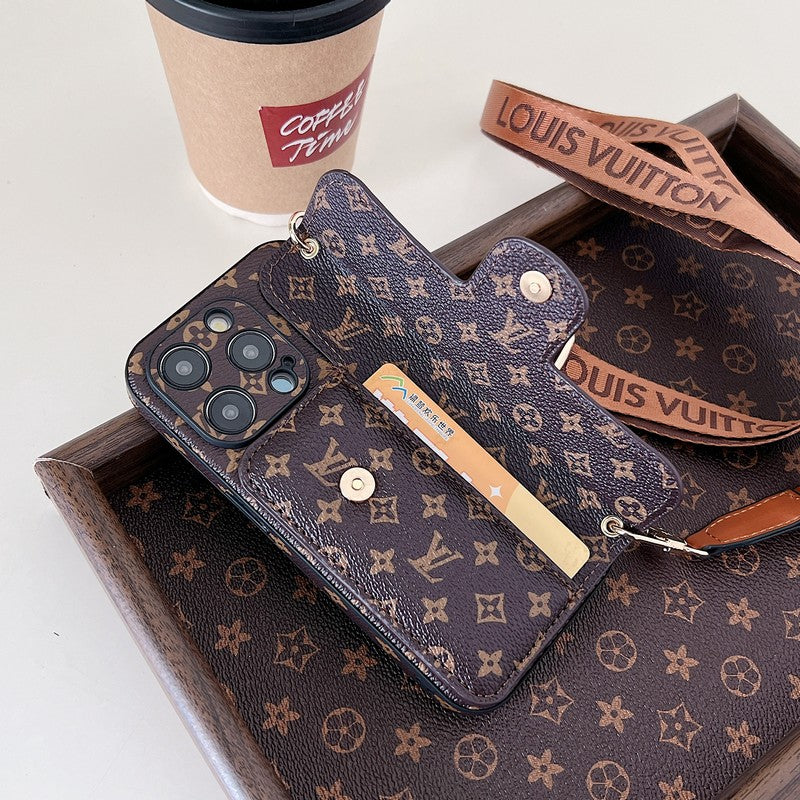 Lou Side Card Holder Crossbody iPhone Case - Iphonecasehouse