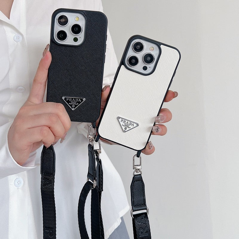 Pra Crossbody Leather iPhone Case - Iphonecasehouse