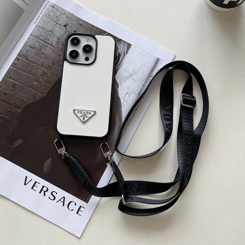 Pra Crossbody Leather iPhone Case - Iphonecasehouse