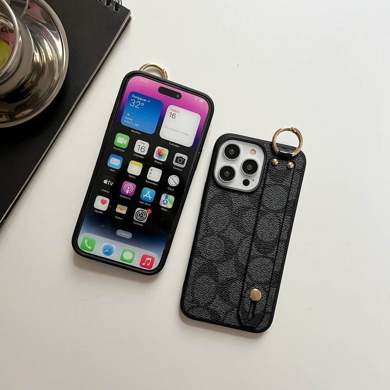 Coach iPhone Case With Holder Black-SW240330 - Iphonecasehouse
