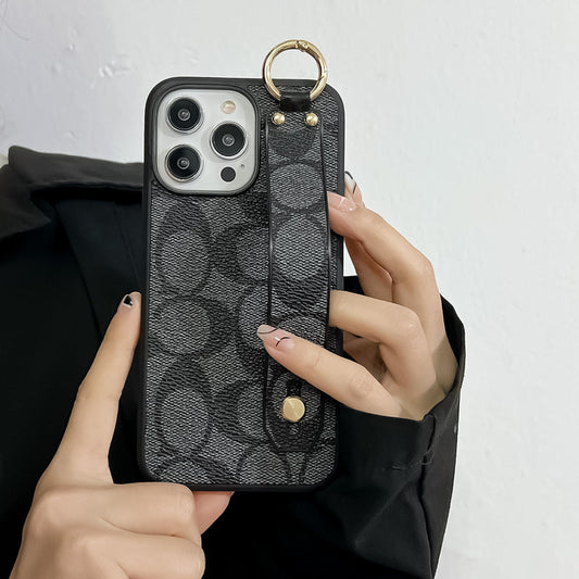 Coach iPhone Case With Holder Black-SW240330 - Iphonecasehouse