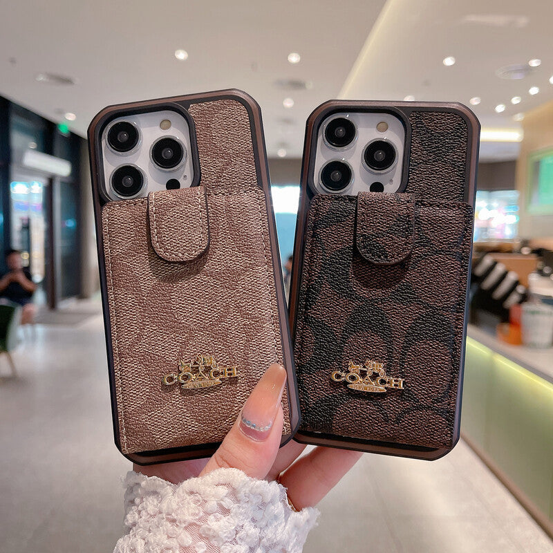 Coach iPhone Case With Wallet -LBK241416 - Iphonecasehouse