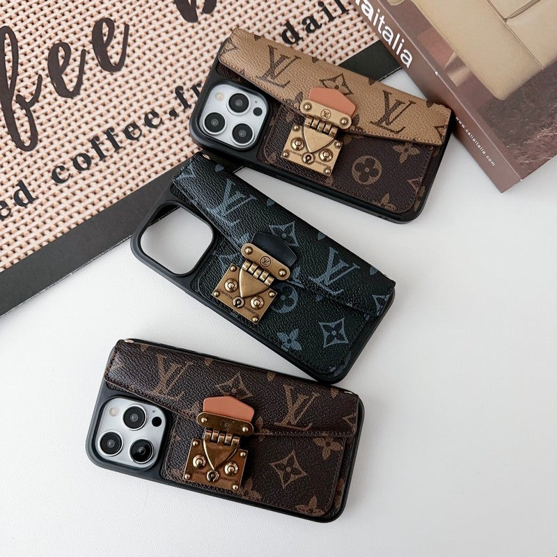 Lou Lock Card Bag iPhone Case - Iphonecasehouse