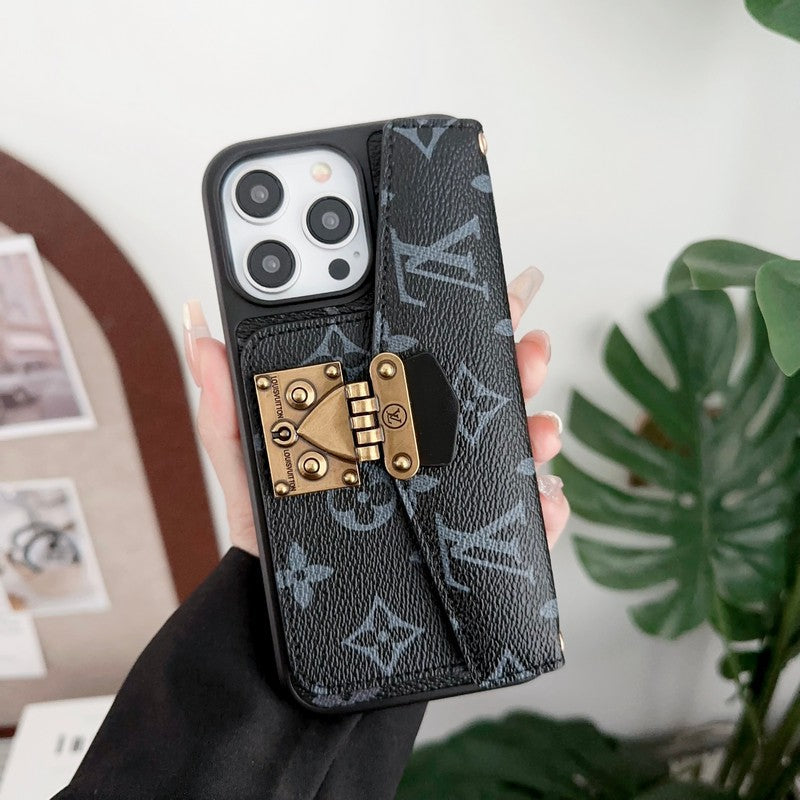 Lou Lock Card Bag iPhone Case - Iphonecasehouse