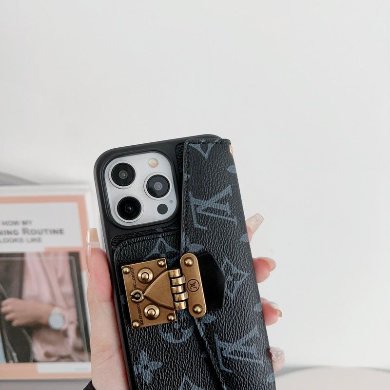 Lou Lock Card Bag iPhone Case - Iphonecasehouse