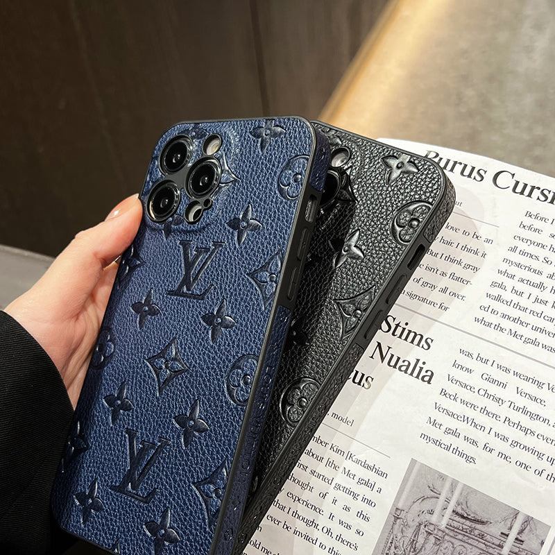 Lou Color Leather iPhone Case - Iphonecasehouse