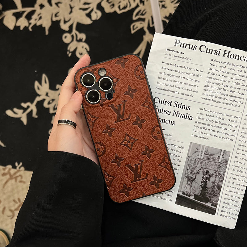 Lou Color Leather iPhone Case - Iphonecasehouse