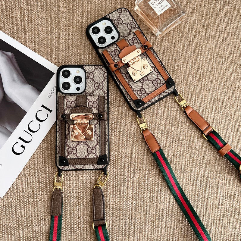GG Card Bag Chain Classic iPhone Case - Iphonecasehouse