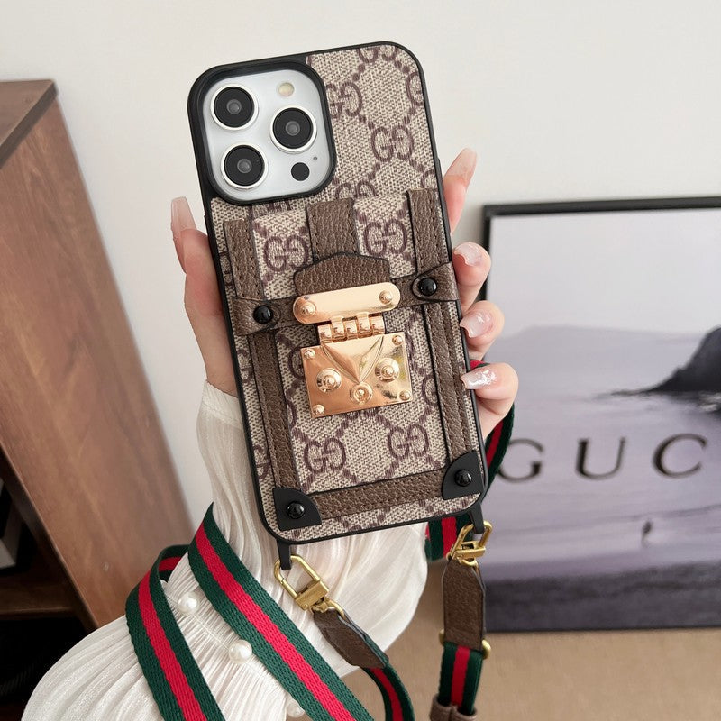 GG Card Bag Chain Classic iPhone Case - Iphonecasehouse